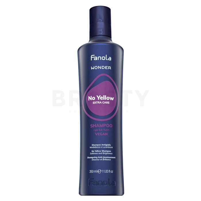Fanola Wonder No Yellow Extra Care Shampoo šampón pre neutralizáciu žltých tónov 350 ml