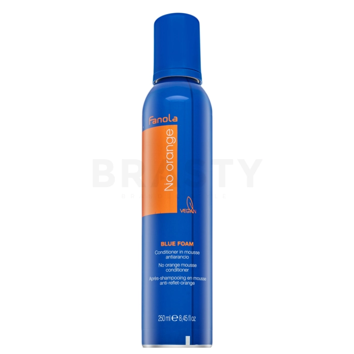 Fanola No Orange Blue Foam balsam spumă pentru păr închis la culoare 250 ml
