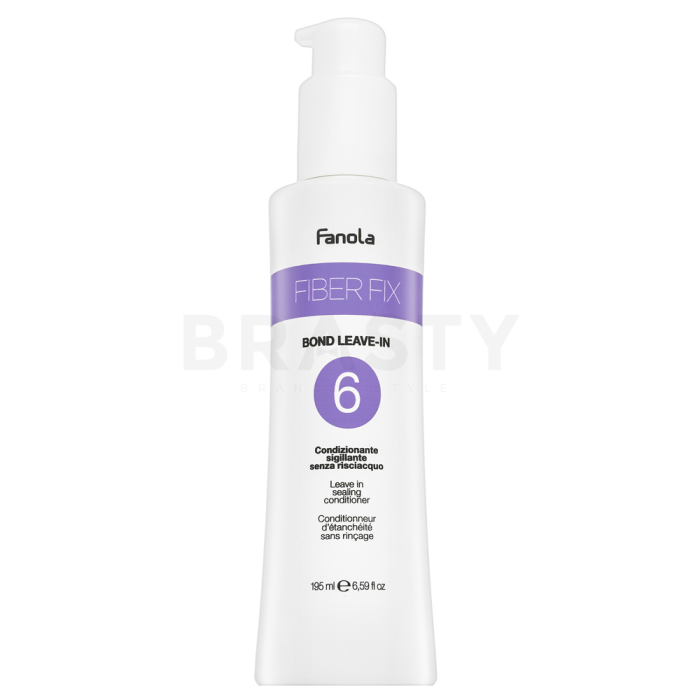 Fanola Fiber Fix Bond Leave-in No.6 bezoplachový kondicionér pre farbené vlasy 195 ml