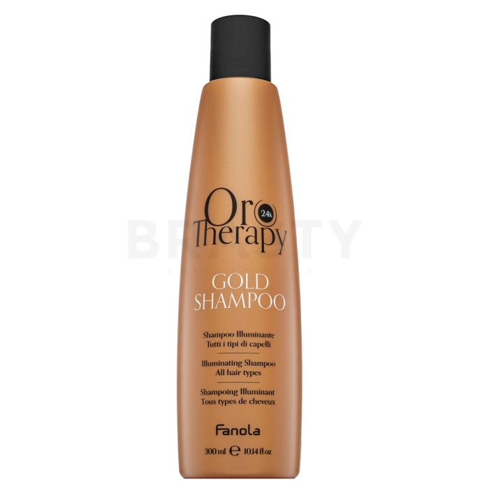 Fanola Oro Therapy 24k Gold Shampoo šampon pro hebkost a lesk vlasů 300 ml