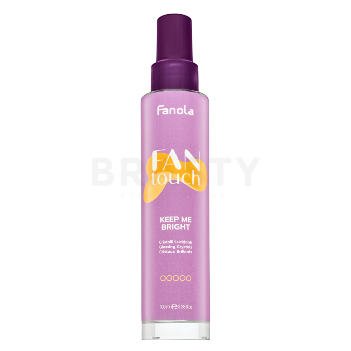 Fanola Fan Touch Keep Me Bright Glossing Crystals cristal lichid pentru finețe și strălucire a părului 100 ml