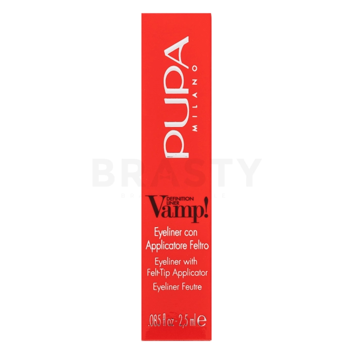Pupa Vamp! Definition Eyeliner szemhéjtus 100 Black 2,5 ml