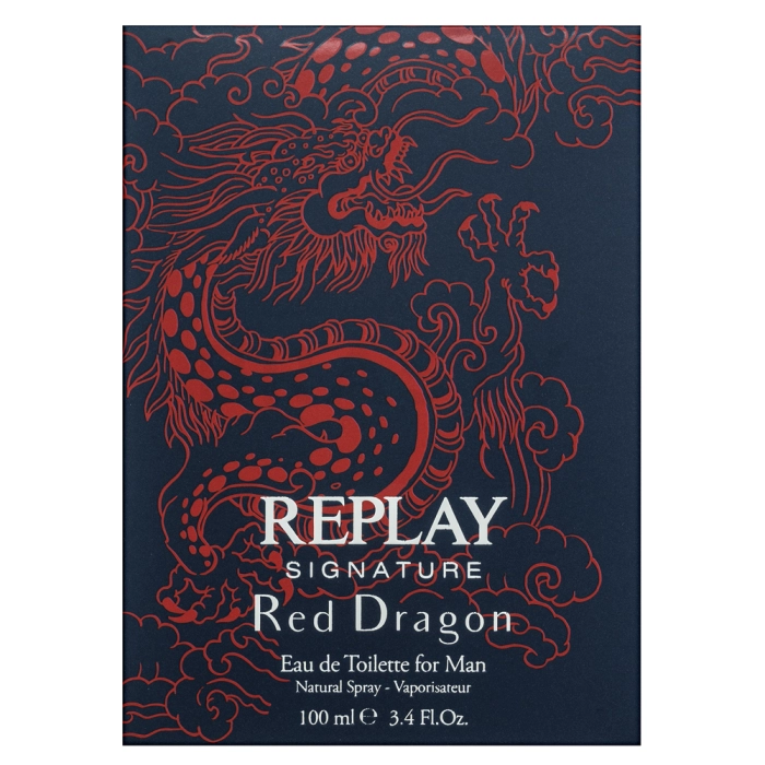 Replay Signature Red Dragon Eau de Toilette bărbați 100 ml