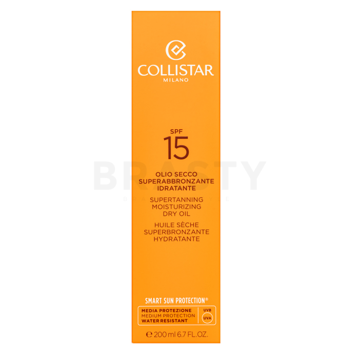 Collistar Supertanning schützendes Trockenöl zum Bräunen LSF 15 Mosturizing Dry Oil SPF 15 200 ml