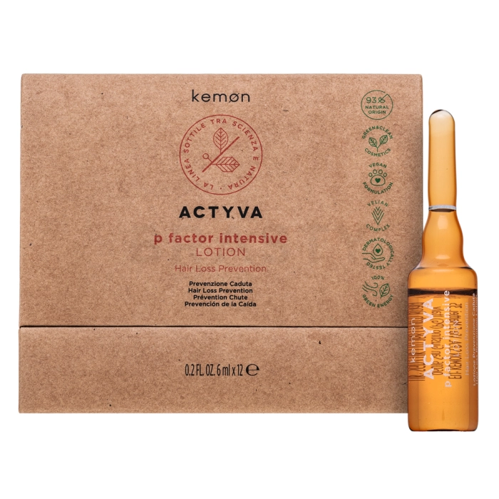 Kemon Actyva P Factor Intensive Lotion Hair Loss Prevention zdravljenje las proti izpadanju las 12 x 6 ml