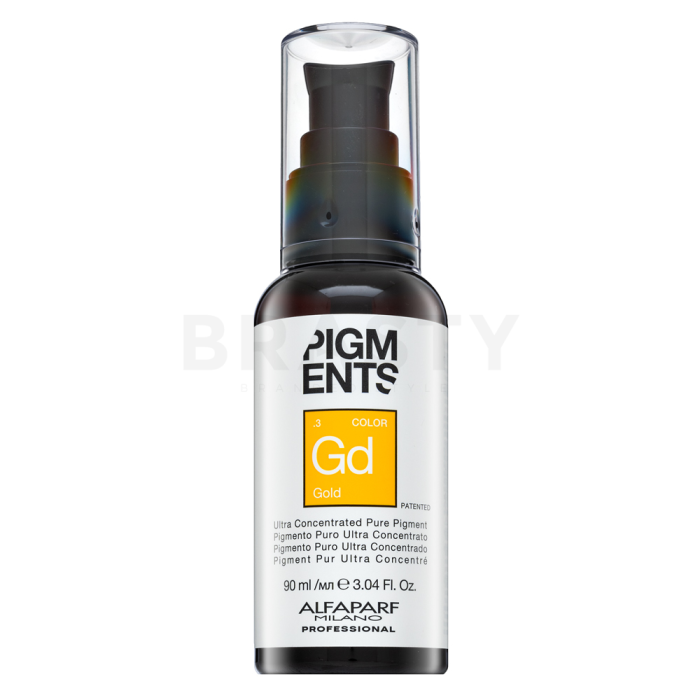 Alfaparf Milano Pigments Color konzentrierte Tropfen mit Farbpigmenten Gold 90 ml
