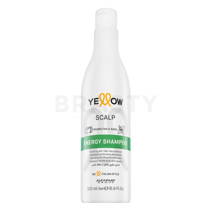 Alfaparf Milano Yellow Scalp Energy Shampoo šampon za krepitev proti izpadanju las 500 ml