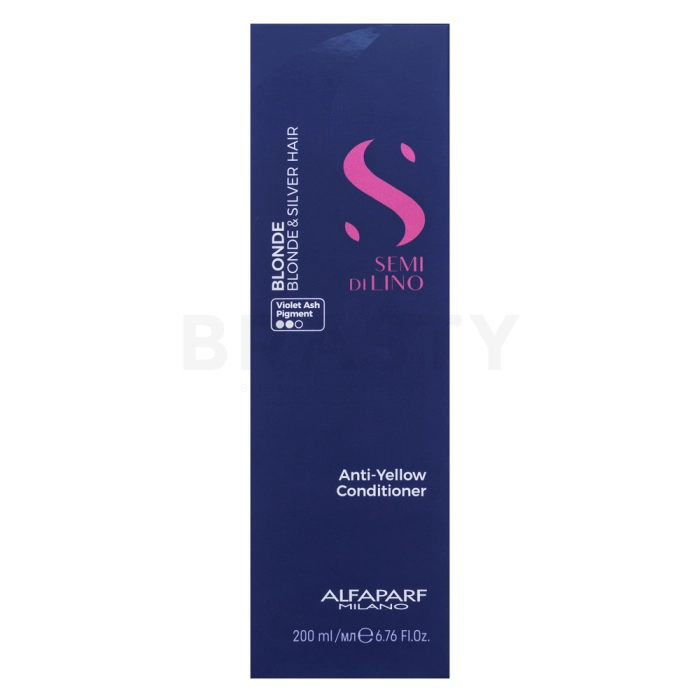 Alfaparf Milano Semi Di Lino Blonde Anti-Yellow Conditioner odżywka tonizująca do włosów blond 200 ml
