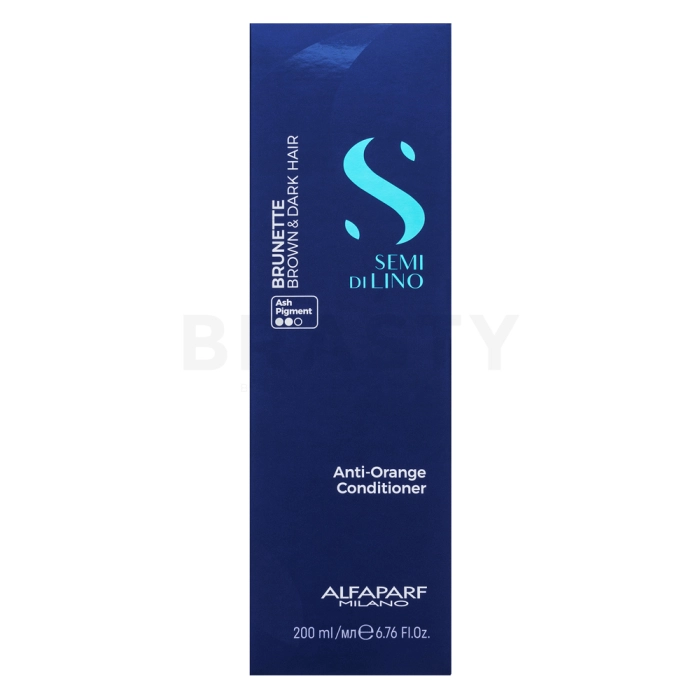 Alfaparf Milano Semi Di Lino Brunette Anti-Orange Conditioner regenerator za toniranje za smeđe nijanse 200 ml