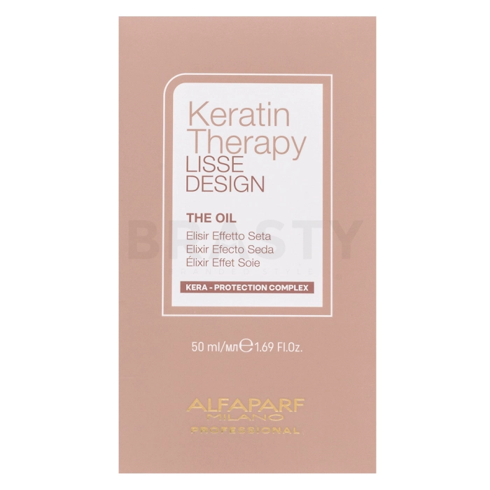 Alfaparf Milano Lisse Design Keratin Therapy The Oil olejek do wszystkich rodzajów włosów 50 ml