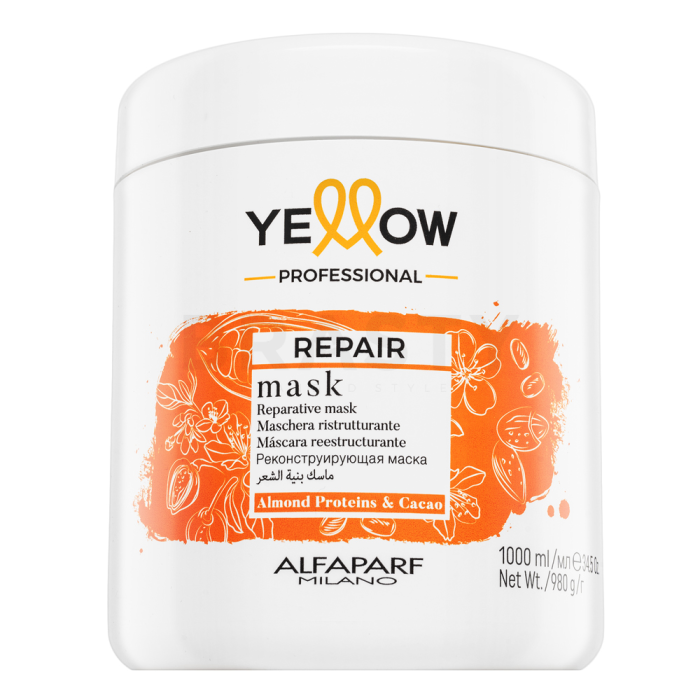 Alfaparf Milano Yellow Repair Mask maska do włosów bardzo zniszczonych 1000 ml