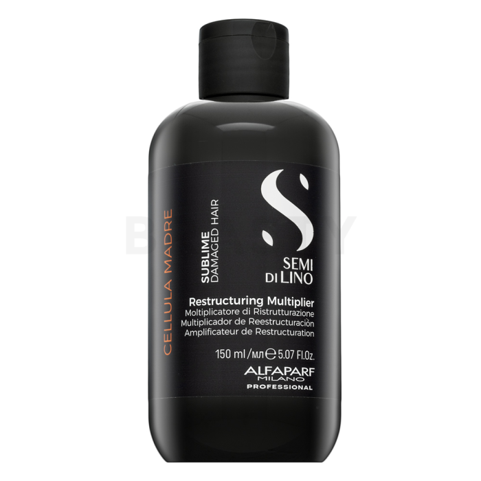 Alfaparf Milano Semi Di Lino Cellula Madre Sublime Restructuring Multiplier verzorging zonder spoelen voor de gevoelige hoofdhuid 150 ml