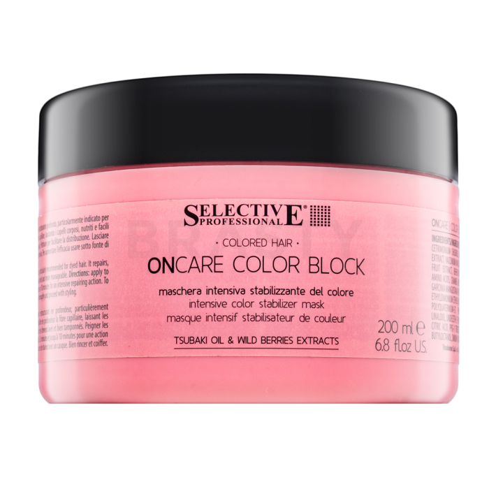 Selective Professional OnCare Color Block Intensive Color Stabilizer Mask zaščitna maska za barvane lase 200 ml