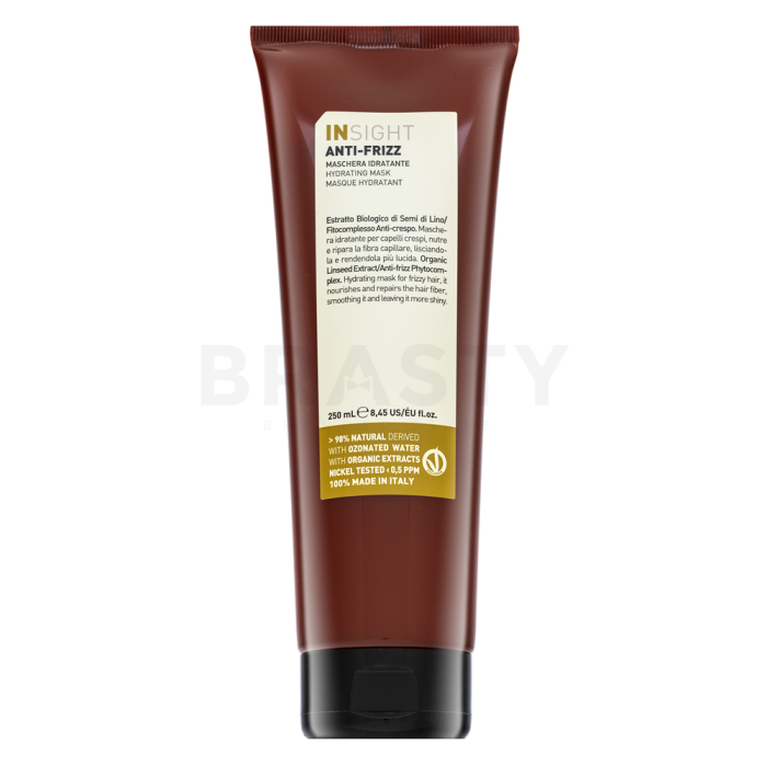 Insight Anti-Frizz Hydrating Mask Заглаждаща маска За къдрава и чуплива коса 250 ml