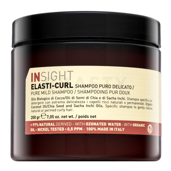 Insight Elasti-Curl Pure Mild Shampoo reinigende balsem voor golvend en krullend haar 200 g