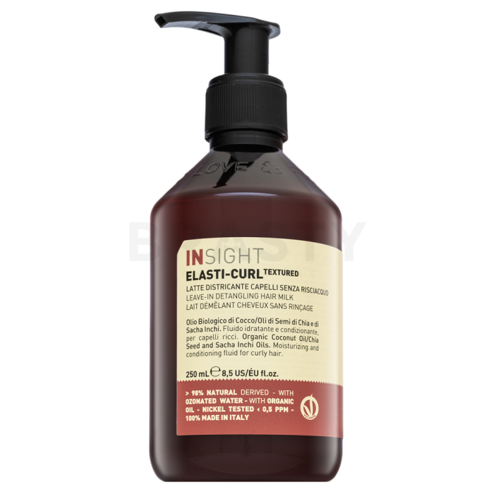 Insight Elasti-Curl Leave-In Detangling Hair Milk Cuidado de enjuague Para facilitar el peinado 250 ml