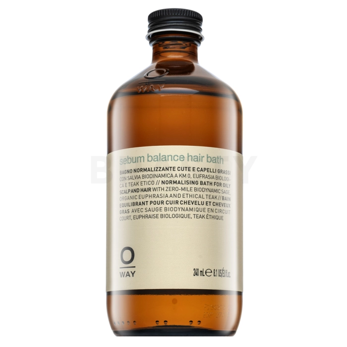 OWAY Sebum Balance Hair Bath shampoo voor vette hoofdhuid 240 ml