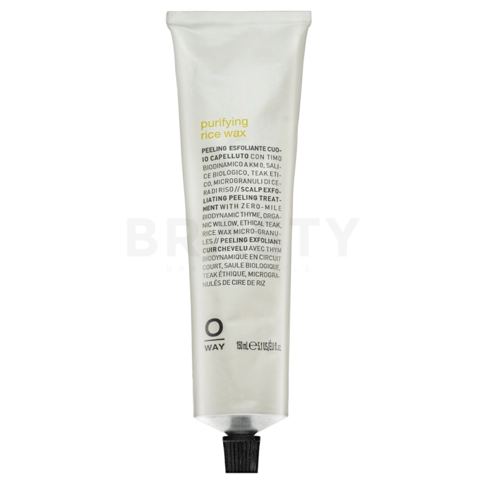 OWAY Purifying Rice Wax haarscrub tegen roos 150 ml