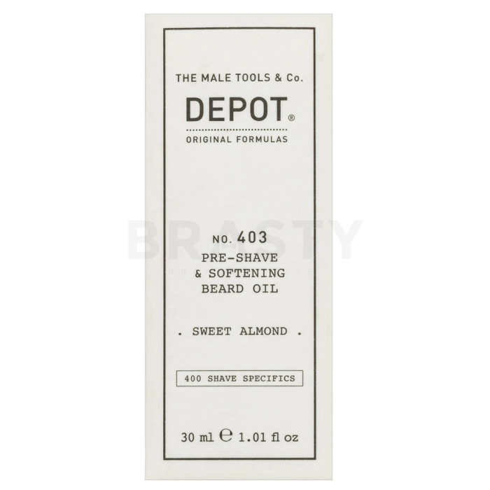 Depot олио No. 403 Pre-Shave Softening Oil Sweet Almond 30 ml