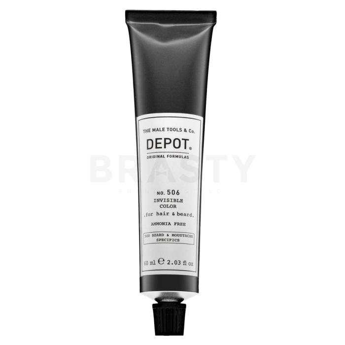Depot No. 506 Invisible Color polpermanentna barva za lase in brado Steel 60 ml