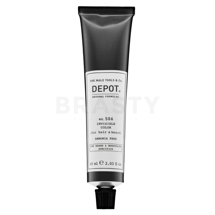Depot No. 506 Invisible Color polpermanentna barva za lase in brado Natural Steel 60 ml