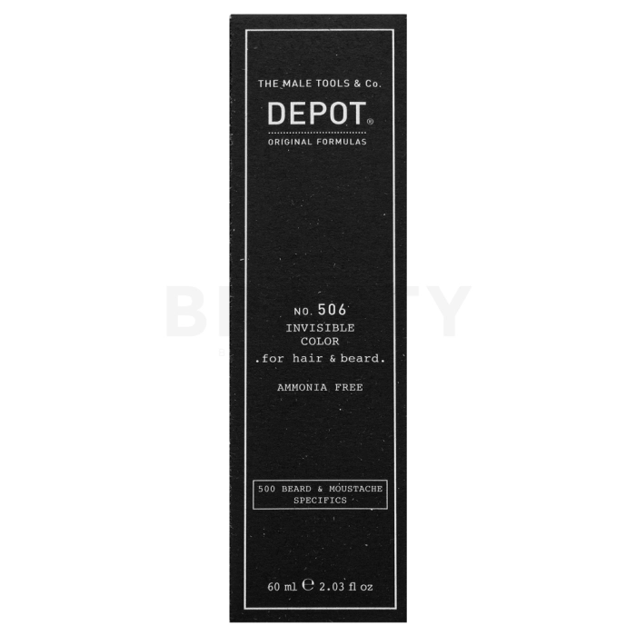 Depot No. 506 Invisible Color polpermanentna barva za lase in brado Natural Steel 60 ml