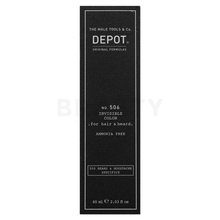 Depot No. 506 Invisible Color polpermanentna barva za lase in brado Natural Titanium 60 ml