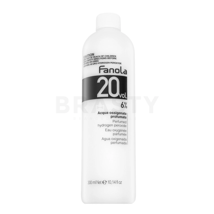 Fanola Perfumed Hydrogen Peroxide 20 Vol./ 6% razvijanje emulzij za vse vrste las 300 ml