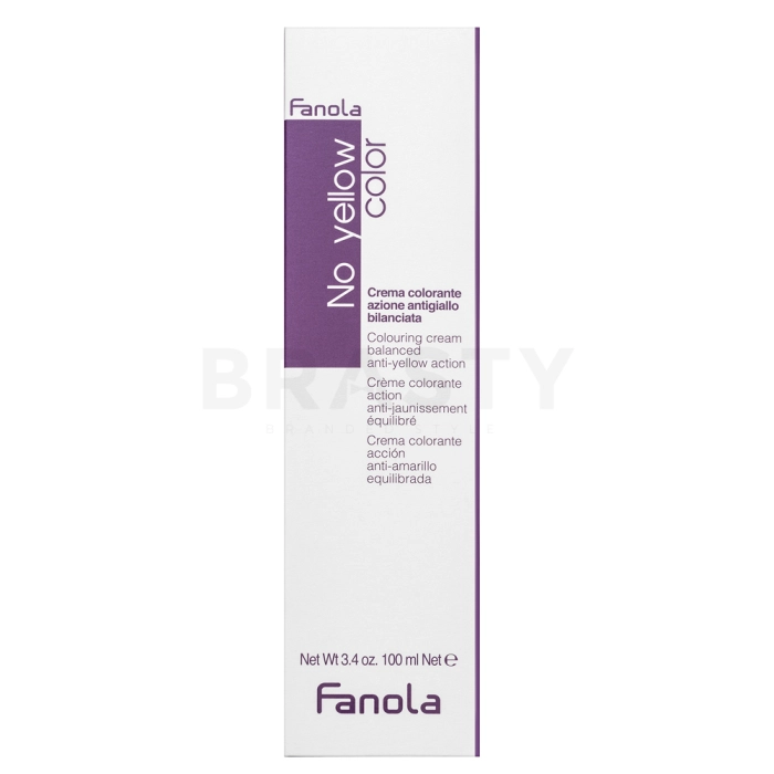 Fanola No Yellow Color Colouring Cream profesionalna trajna barva las 10 Ice 100 ml