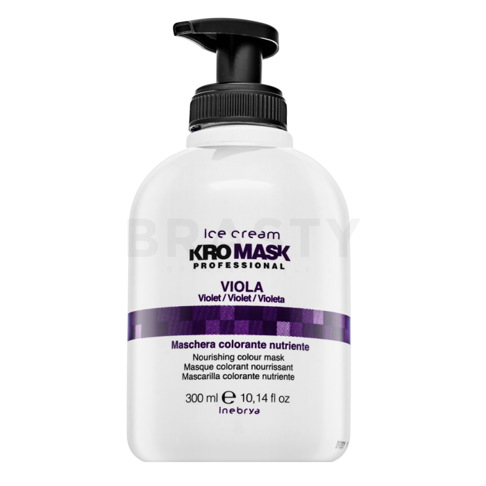 Inebrya Kromask Coloring Nourishing Mask vyživujúca maska ​​s farebnými pigmentmi pre vlasy s fialovými odtieňmi Viola 250 ml