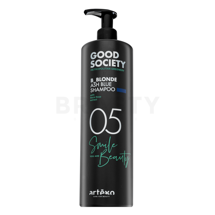 Artègo Good Society 05 B_Blonde Ash Blue Shampoo neutraliserende shampoo voor platinablond en grijs haar 1000 ml