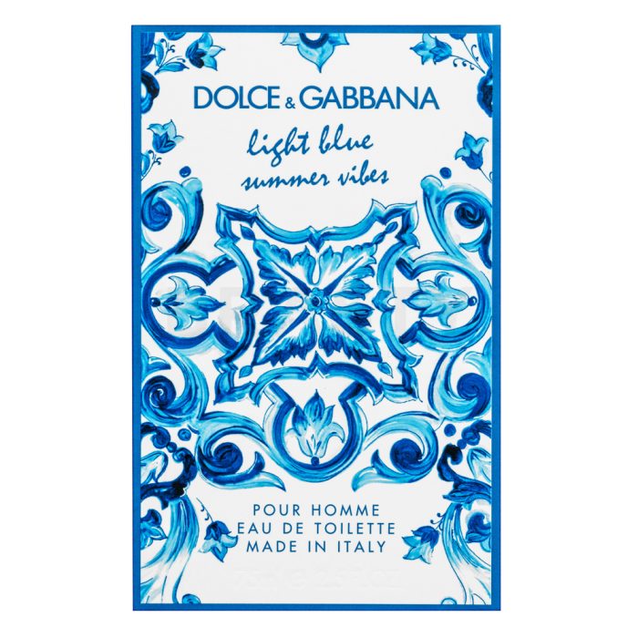 Dolce & Gabbana Light Blue Summer Vibes Pour Homme Eau de Toilette férfiaknak 75 ml