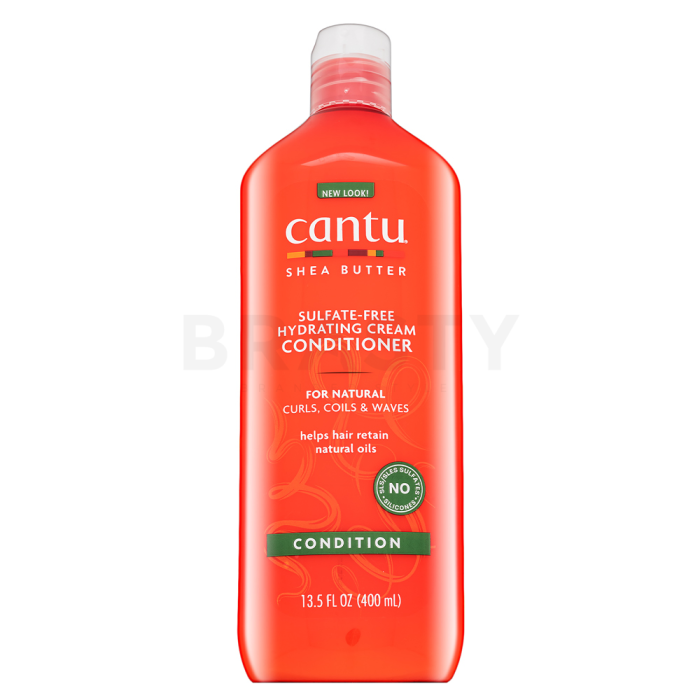 Cantu Shea Butter Sulfate-Free Hydrating Cream Conditioner Hydraterende Conditioner voor golvend en krullend haar 400 ml