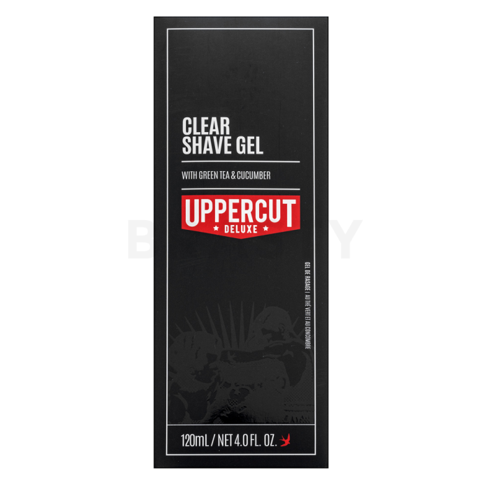 Uppercut Deluxe borotválkozási gél Clear Shave Gel 120 ml