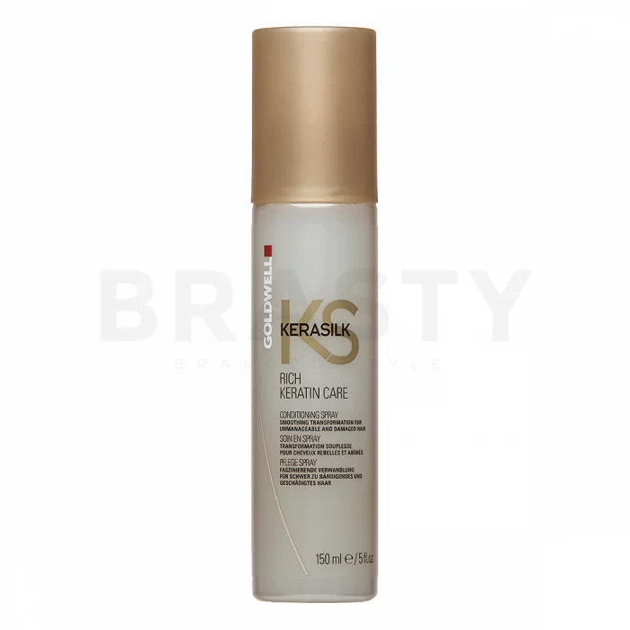 Goldwell Kerasilk Rich Keratin Care Conditioning Spray spoelvrije conditioner voor weerbarstig en beschadigd haar 150 ml