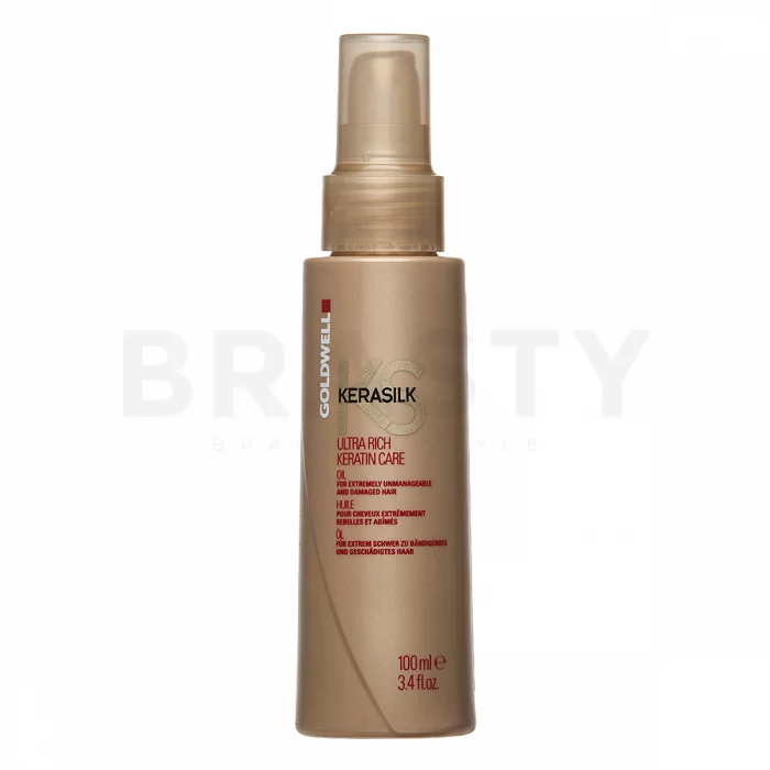 Goldwell Kerasilk Rich Keratin Care Ultra Oil Haaröl für widerspenstiges und geschädigtes Haar 100 ml