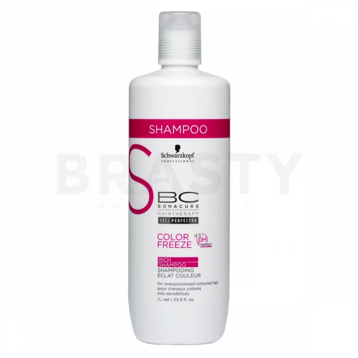 Schwarzkopf Professional BC Bonacure Color Freeze Rich Shampoo Шампоан за химически обработена коса 1000 ml