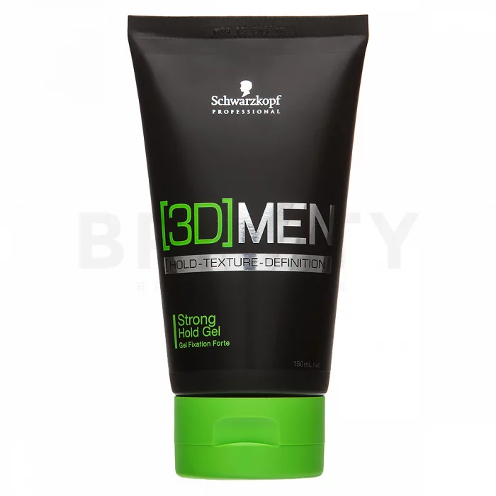 Schwarzkopf Professional 3DMEN Strong Hold Gel żel do włosów dla extra silnego utrwalenia 150 ml