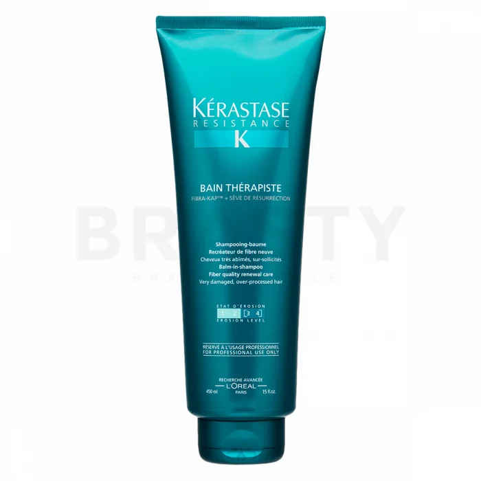 Kérastase Resistance Bain Thérapiste kremni šampon za poškodovane lase 450 ml