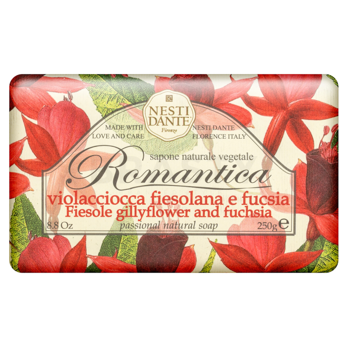 Nesti Dante Romantica Seife Natural Soap Gillyflower & Fucsia 250 g