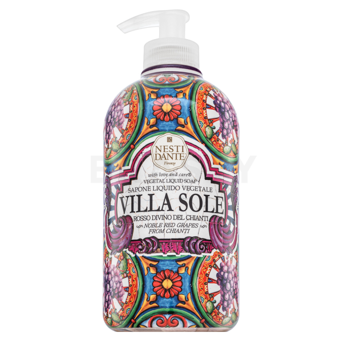 Nesti Dante Villa Sole mydło w płynie Vegetal Liquid Soap Rosso Divino del Chianti 500 ml