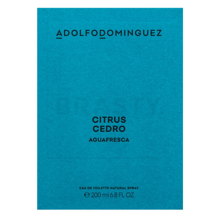 Adolfo Dominguez Agua Fresca Citrus Cedro Eau de Toilette für Herren 200 ml