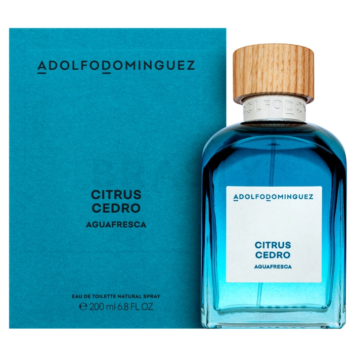 Adolfo Dominguez Agua Fresca Citrus Cedro Eau de Toilette für Herren 200 ml