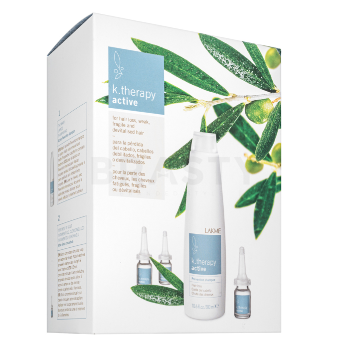 Lakmé K.Therapy Active Pack kit tegen haaruitval 300 ml + 8 x 6 ml