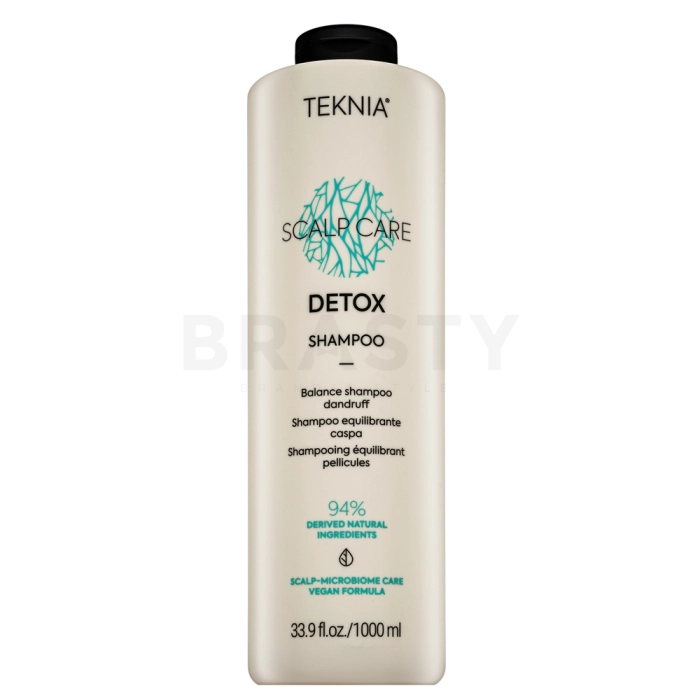 Lakmé Teknia Scalp Care Detox Shampoo čistiaci šampón proti lupinám pre normálne až mastné vlasy 1000 ml