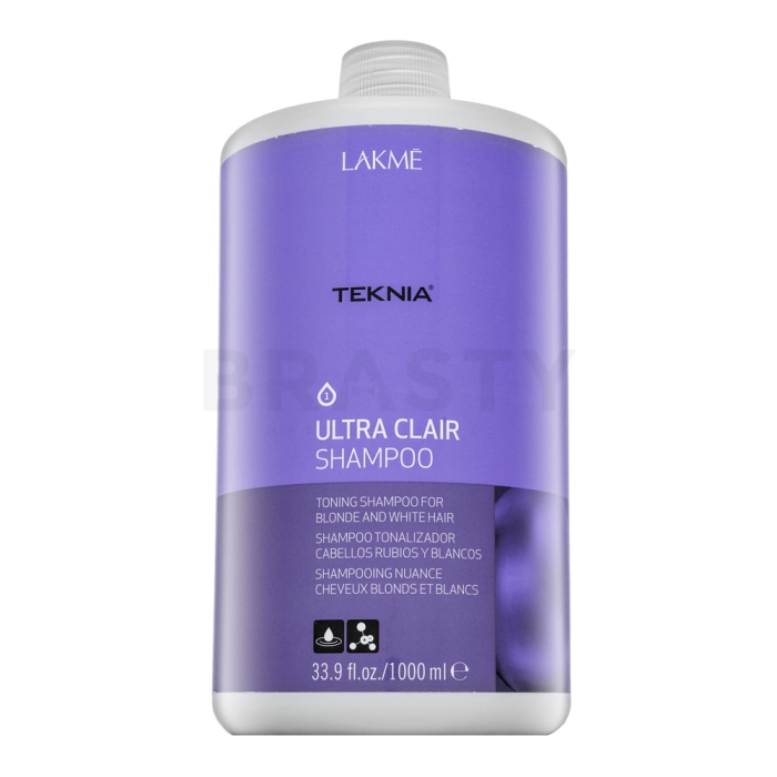 Lakmé Teknia shampoo tonico per capelli biondo platino e grigi 1000 ml