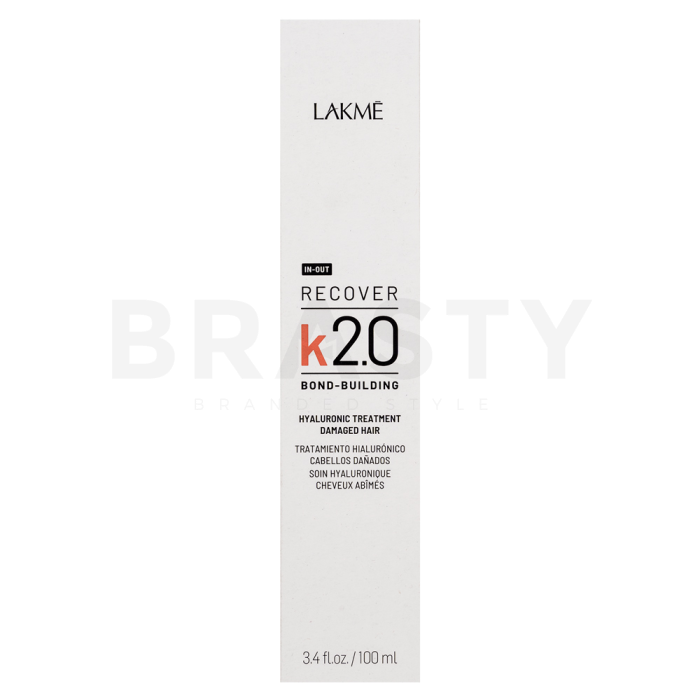 Lakmé K2.0 Recover Hyaluronic Treatment Damaged Hair Tiefenbehandlung für stark geschädigtes Haar 100 ml
