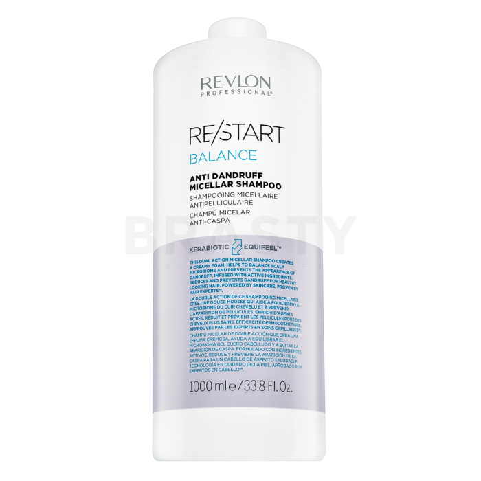 Revlon Professional Restart Balance Anti Dandruff Micellar Shampoo Reinigungsshampoo gegen Schuppen 1000 ml