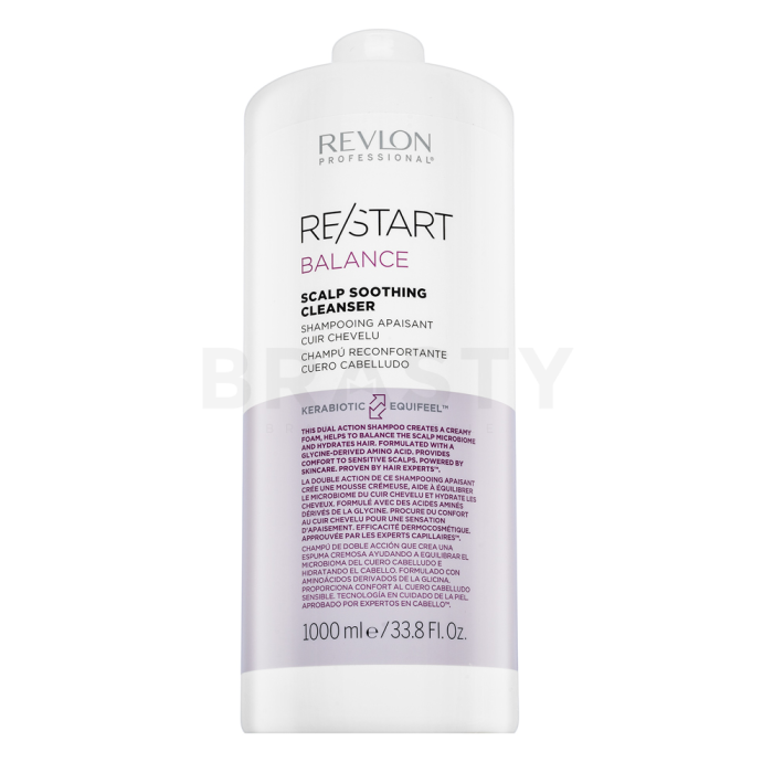 Revlon Professional Restart Balance Scalp Soothing Cleanser shampoo detergente per la sensibilità del cuoio capelluto 1000 ml