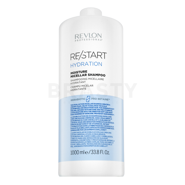Revlon Professional Restart Hydration Moisture Micellar Shampoo shampoo nutriente con effetto idratante 1000 ml